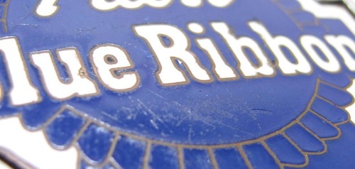 Vintage Pabst Blue Ribbon Beer Metal Ball Tap Handle Knob PBR - Picture 9 of 14