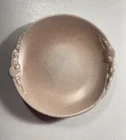 Gracetone/Frankoma (paint loss/rim) 5-7/8” Dish #2E Orbit Pattern Rose 1959-1967