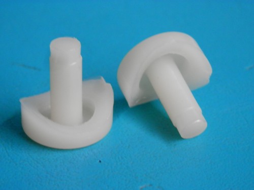 16 New 3/4" Coved Stem Natural Bumper Glide Patio Outdoor Chair 1/4" Hole 728 - Picture 2 of 6