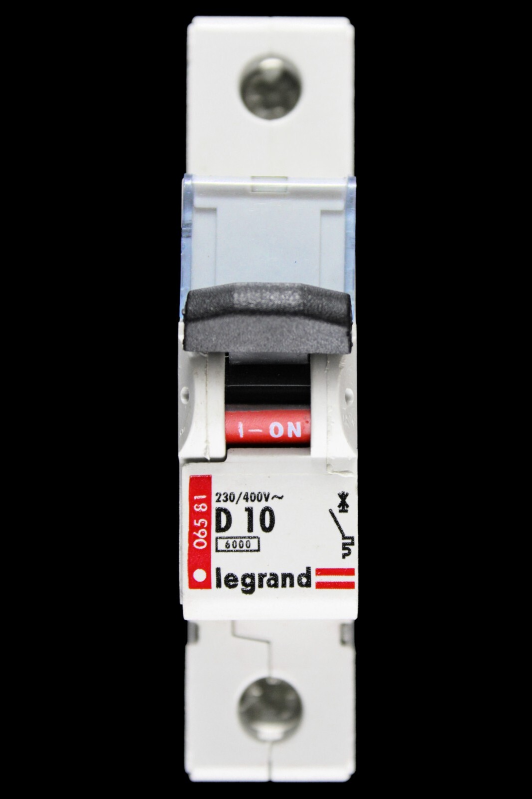 LEGRAND 10 AMP CURVE D 6kA MCB CIRCUIT BREAKER 065 81 06581