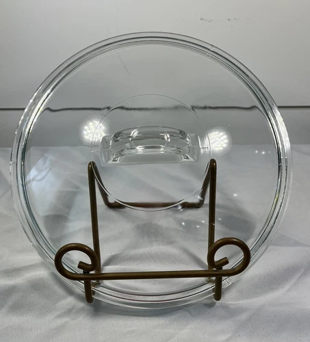 Pyrex L-22-C Clear Glass Replacement Lid 9 1/4” O/S 8 7/8”I/S L22C