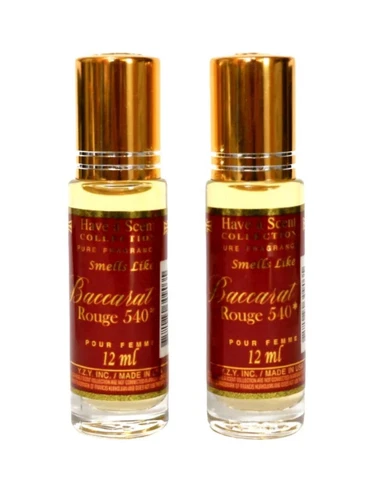Baccarat Rouge 540 Roll-On Fragrance Oil 12ml (Set of 4) by Have a Scent - New