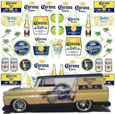 beer 1:64, 1/32, 1/24 WATER-SLIDE DECALS FOR HOT WHEELS, MATCHBOX, SLOT CAR: