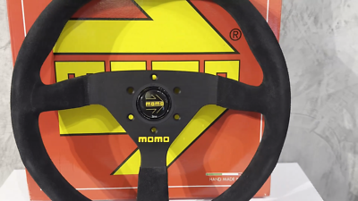 Genuine New MOMO ITALY STEERING MOD. 78 SUEDE Black 350mm