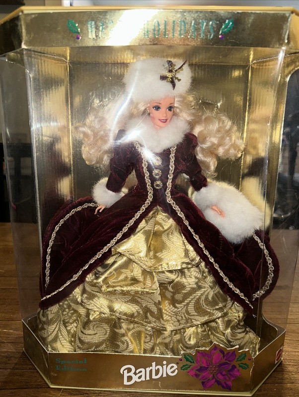 VINTAGE 1996 MATTEL HAPPY HOLIDAYS SPECIAL EDITION BARBIE DOLL #15646 NEW IN BOX