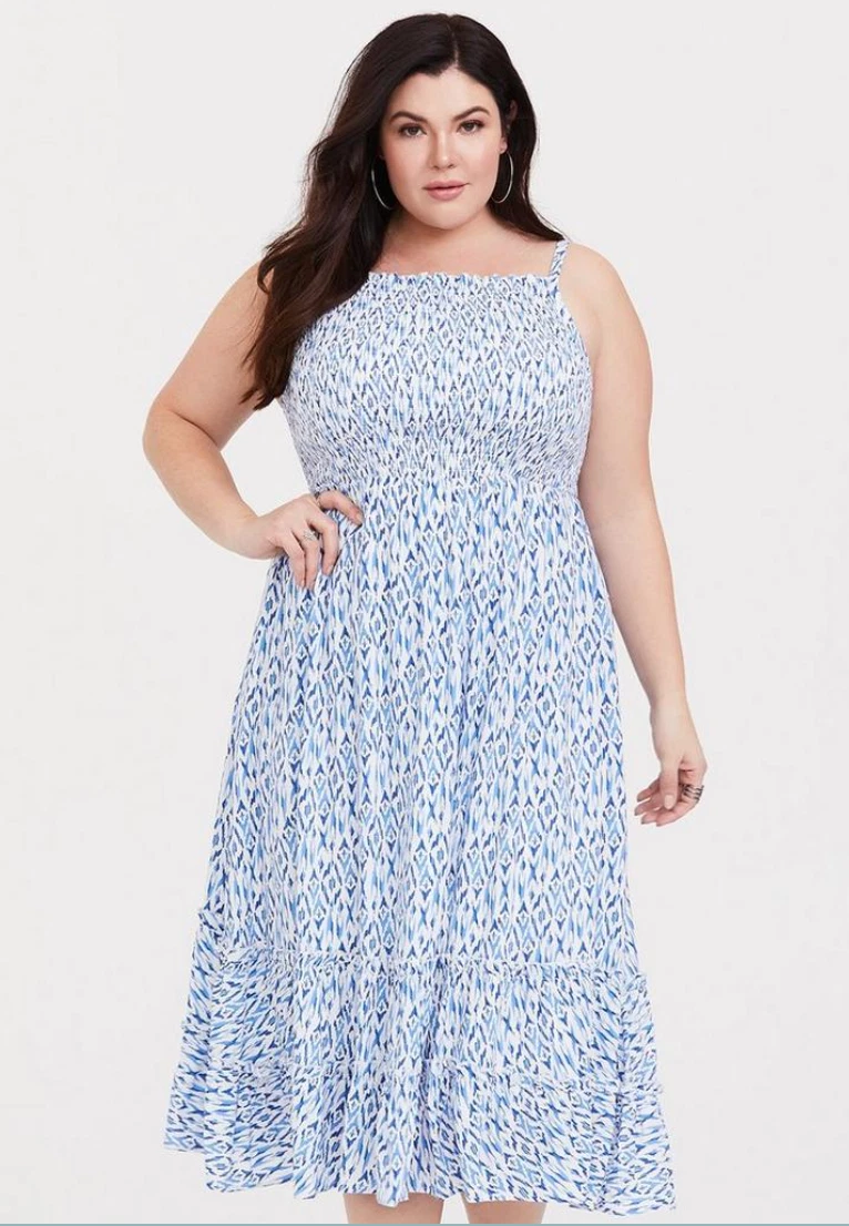 Torrid white maxi dress cheap