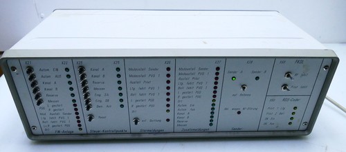 UKW/FM Sender-Steuergerät, Modulsystem X21-X68, RDS-Coder und Fehleranzeige |752
