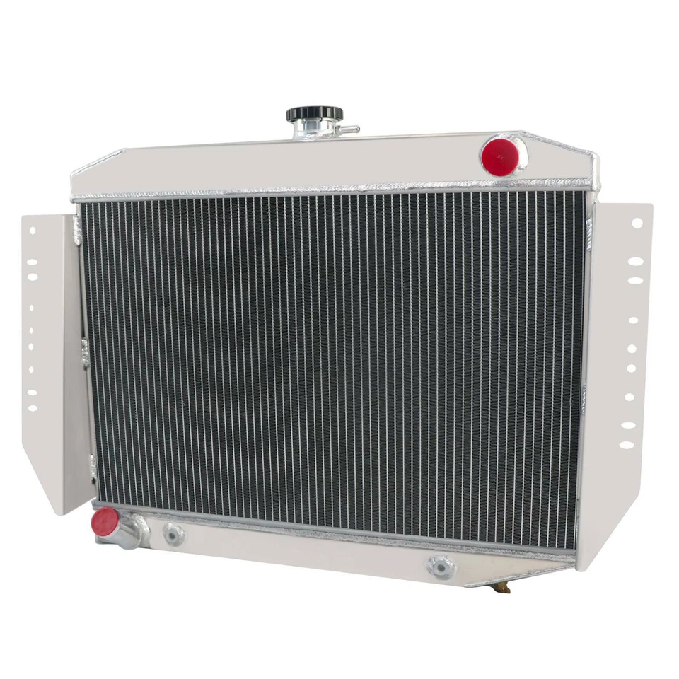 4Row Aluminum Radiator For 1972-1979&1974 Jeep Wagoneer Cherokee J10 J20 5.9L V8 Foto 3 de 4