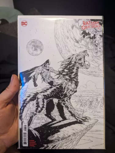 Batman Off World #3 1:50 B&W Variant Jason Aaron 2024
