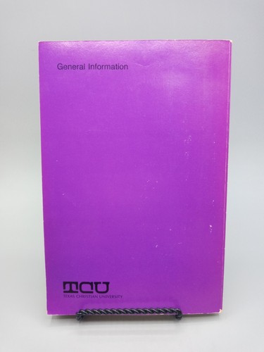 Texas Christian University Bulletin 1976-77 General Information - Picture 3 of 8