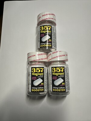 357 Super Magnum Energy Stimulant Focus Weight Loss 3ct 36 Tablets Free Ship USA