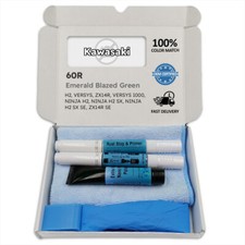 Pennarello vernice per Kawasaki verde EMERALD BLAZED GREEN 60R H2 VERSYS ZX14R 1000 NINJA