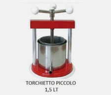 TORCHIETTO TORCHIO PREMITUTTO MELANZANE ORTAGGI ACCIAIO INOX 1,5LT