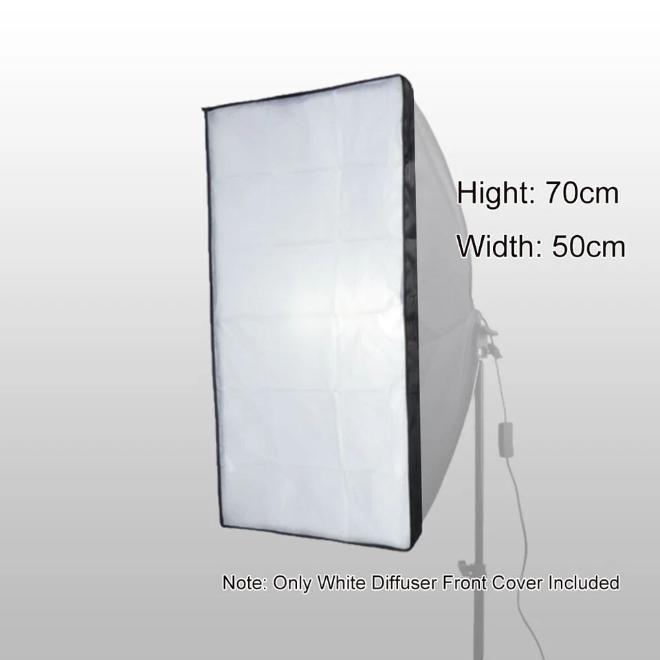 Out White Diffuser Front Cover 20' x 28'inch 50 x 70cm Umbrella Soft Box Light - Image 3 of 4