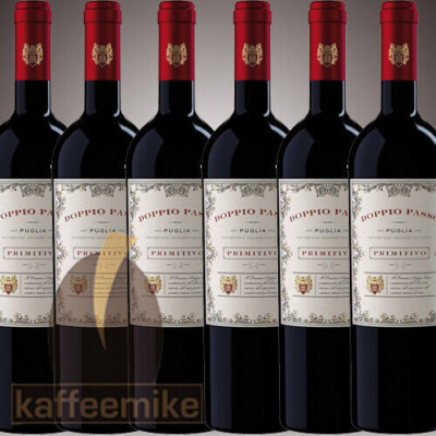 6 Flaschen Doppio Passo Primitivo 0,75l