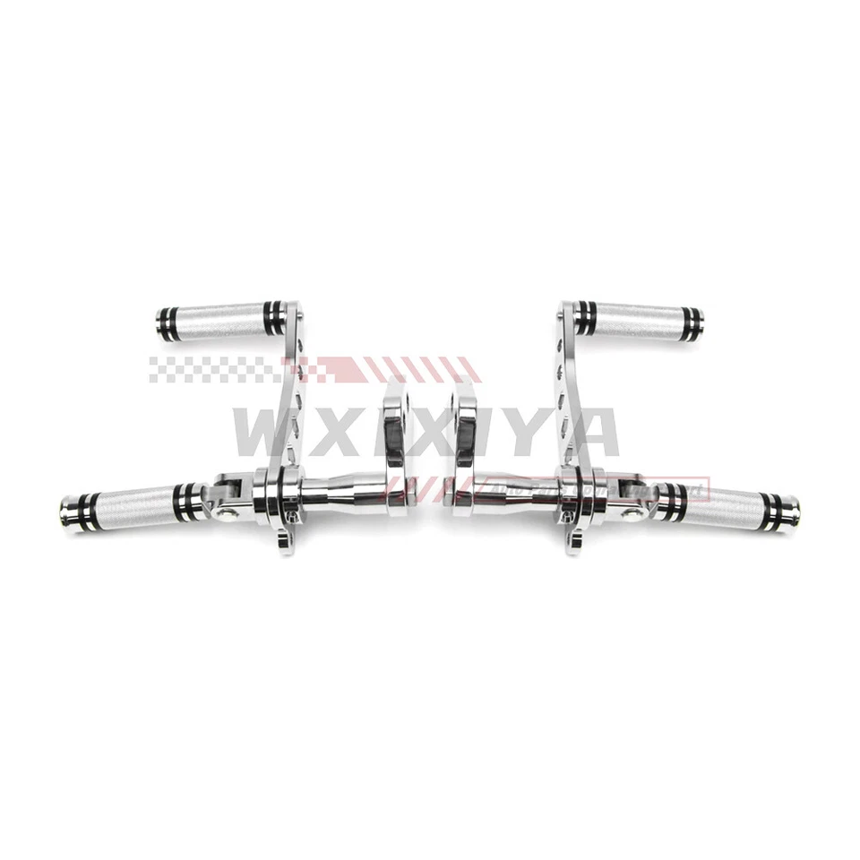 Chrome Billet Forward Control Foot Pegs For Harley-Davidson Super Glide 2000-15 Foto 2 de 4