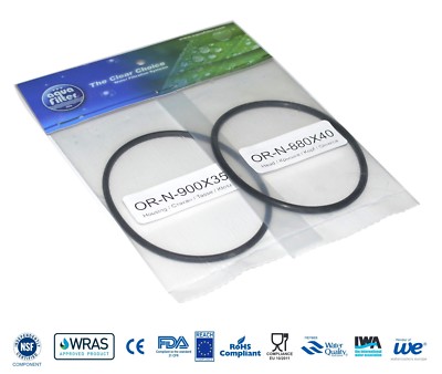 Aquafilter Ersatz Set O-Ringe OR-H10-1 für Wasserfiltergehäuse