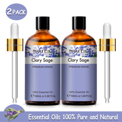 Muskatellersalbei Ätherische Öle 100ml Naturrein Öl für Diffuser,Massage,Skin
