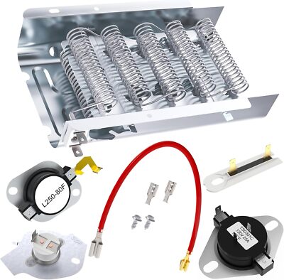 Dryer Heating Element Kit for Whirlpool LER5624BN2 LER5644PQ1 LEB6000PQ1