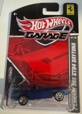 ホットウィール　フェラーリ　365 GTB4 DAYTONA レア Hot Wheels Garage Ferrari 365 GTB4 Daytona Blue Real Riders