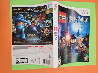 LEGO Harry Potter: Years 1-4 (Nintendo Wii, 2010) Case Art Only
