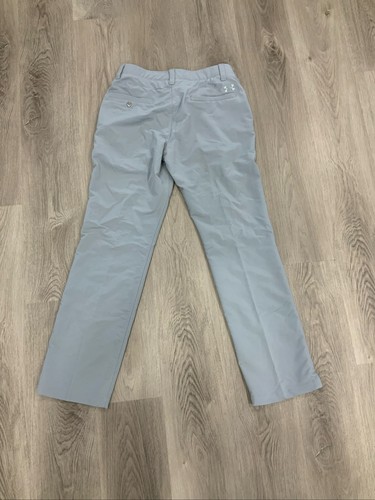 Pantaloni da uomo Under Armour taglia 32x32 grigio golf gamba dritta leggeri all'aperto - Foto 6 di 9