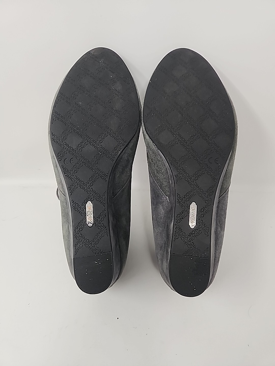 Vionic Womens Size 8.5 Booties Solid Gray Wedge B… - image 18