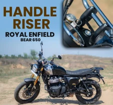 ALUMINUM HANDLE BAR RISER FIT FOR ROYAL ENFIELD BEAR 650