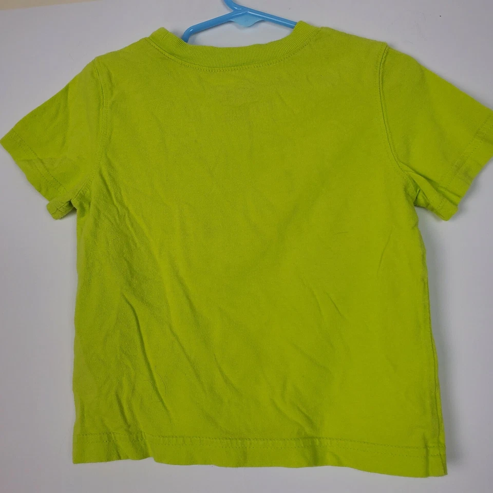 Camisa Circo Boys Pradera Perro Pirata Talla 2T Verde Algodón Niño Pequeño Top Foto 4 de 4