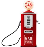 Baghera Gas Station Petrol Pump - Vintage Pedal Car Accessory Baghera Gas Station Petrol Pump - Vintage Pedal Car Accessory
