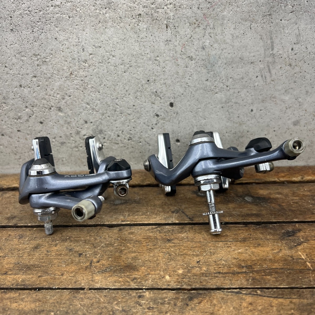 Vintage Suntour GPX Brake Caliper Set Hidden Spring Recessed Vintage Suntour GPX Brake Caliper Set Hidden Spring Recessed