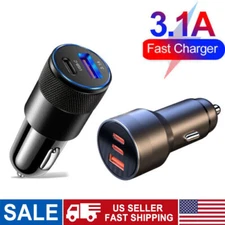 Dual USB PD Type-C Car Charger 30W Fast Adapter iPhone 16 15 14 13 Pro Max  LOT