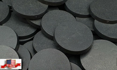 Paquete de 20,40 mm Plástico Bases Redondas Miniatura Wargames Mesa Juegos 40k - Imagen 2 de 3