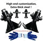5x 5.5 Lug Superior Shipping Container Wheels, Bolt-on Spindle Kit