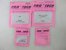 Pro Tech 1/25 Scale Model car Parts Lot Hood Pins Braided Line Oil Filter Etc.