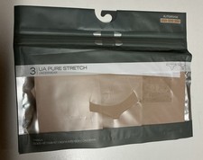 Under Armour 1325615 Women's UA Pure Stretch Thongs 3-Pack Biege XLarge