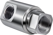 1/2 Inch FXF Heavy Duty Hose Reel Swivel with Grease Zerk - Hose Reel Parts