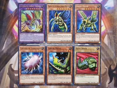#ad #ad Yugioh Perfectly Ultimate Great Moth Set 6 Card Insect Larvae Petit Weevil $9.99