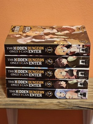The Hidden Dungeon Only I Can Enter Light Novel Volumes 1-5 English