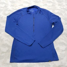Patagonia Shirt Mens Large Blue Capilene 2 Long Sleeve Base Layer