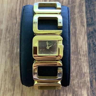 Authentic Guess Gold Tone Embellished Watch GUESS® Rhinestone Gold-Tone Multifunction Watch main image 3