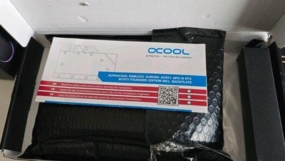 Alphacool Eisblock Aurora Acryl GPX-N RTX 3070TI Founders Edition mit Backplate