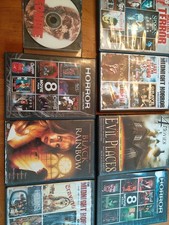 DVD Movie Lot Collection Horror Scary Set Zombie 42 Films Used HTF Suspense Inn