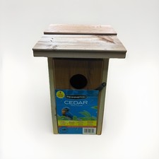 Pennington Eastern Red Cedar Bird House Modern Natural Wood Bluebird Box Product