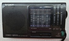 Sony ICF-SW10 12 Band Worldwide Stereo Receiver LW/MW/FM/SW