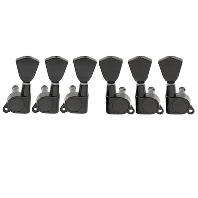 Musiclily pro Schwarz 3L3R Ovp Gitarre Mechanik Stimmwirbel Tasten Tuner Set