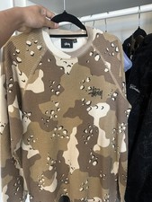 Stussy Raglan Thermal  Camo 