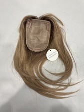 Haircube Ombre Ash Blonde Human Hair Topper For Women, 12in