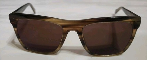 Eyebuydirect Virtual 54-20-135 C5 Clear Brown Pattern Sunglasses FRAMES ONLY D21