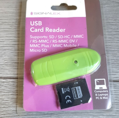 Signalex USB 2 Kartenleser PC/MAC Micro MMC RS-MMC